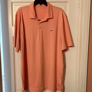 Vineyard Vines Men's Peach Polo Shirt